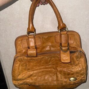 Chloé Bay Bag – Vintage Phoebe Philo Era – Brown Grained Leather Hobo